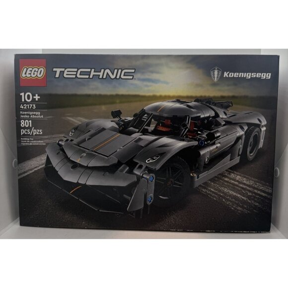 NIB Lego Technic #42173 Koenigsegg Jesko Absolut Sealed New Gray Hypercar